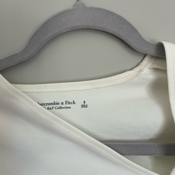 White Abercrombie Long-Sleeve Bodysuit - Picture 2 of 4